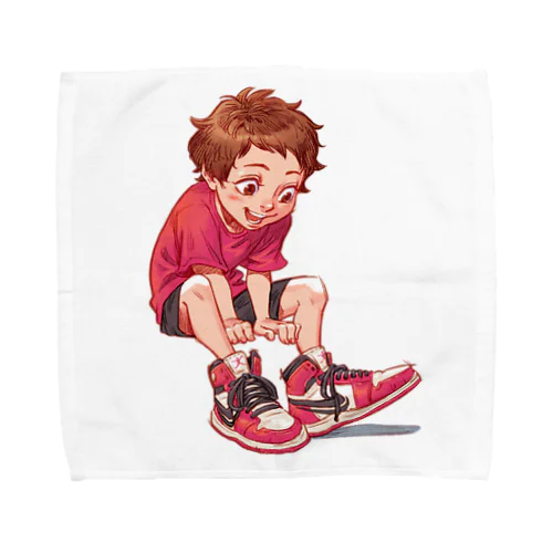 パパのスニーカー Towel Handkerchief