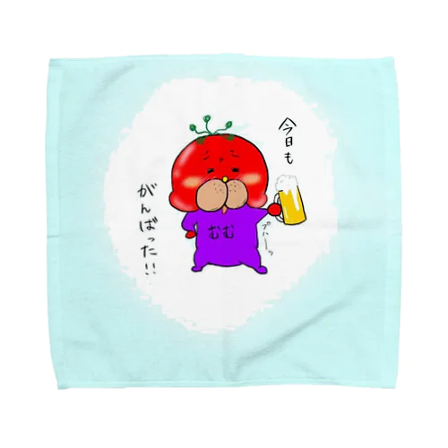 お酒でごきげんなむむのすけ Towel Handkerchief