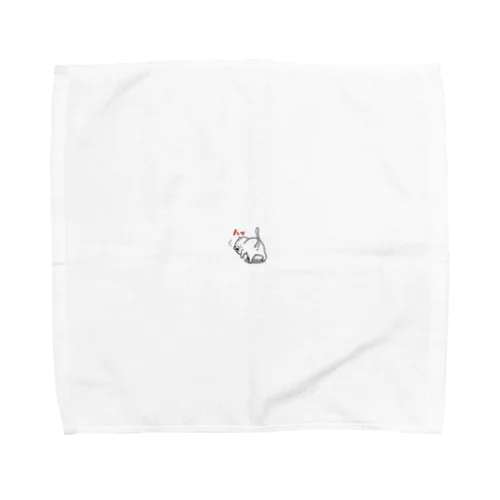 気まずいネコまる Towel Handkerchief