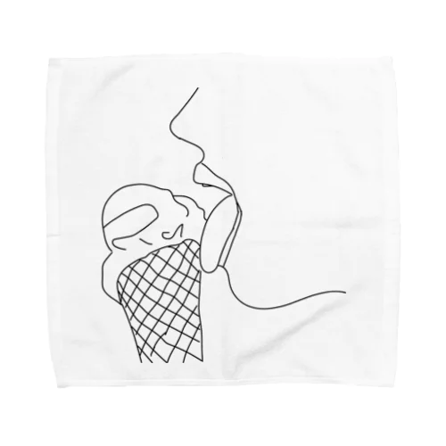 アイスクリームの時間 Towel Handkerchief