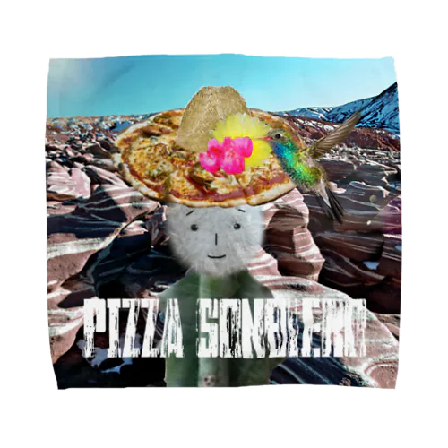 【PIZZA SONBLERO】 タオルハンカチ