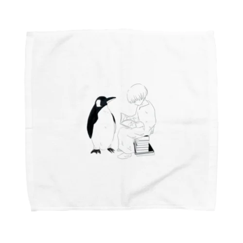 ペンギンと海の話 Towel Handkerchief