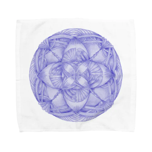 華曼荼羅　（青） Towel Handkerchief