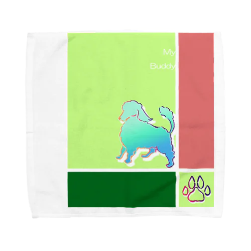 Mybuddy-ToyPoodle Towel Handkerchief