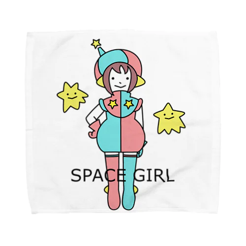 space girl タオルハンカチ