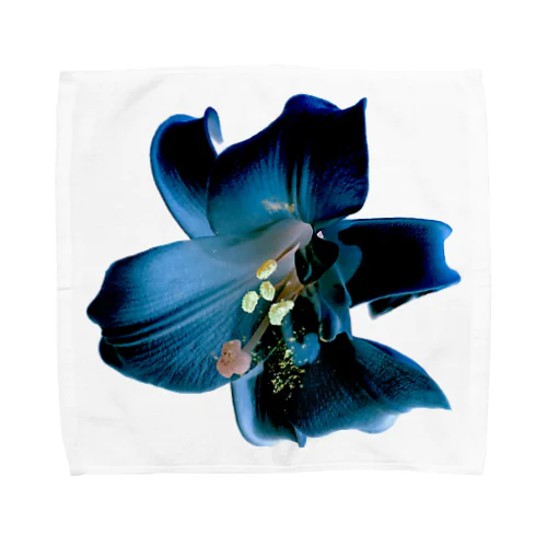 Lily (Denim Colour) Towel Handkerchief
