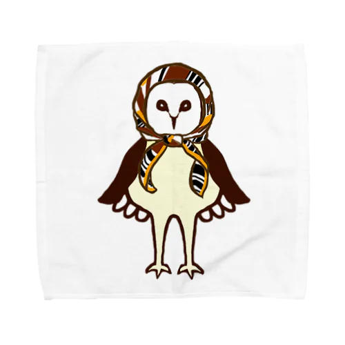 マチコ巻きメンフクロウ Towel Handkerchief