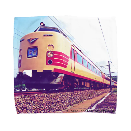 電車雷鳥 Train mania Towel Handkerchief