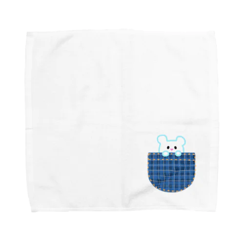 白くまくんinポケット Towel Handkerchief