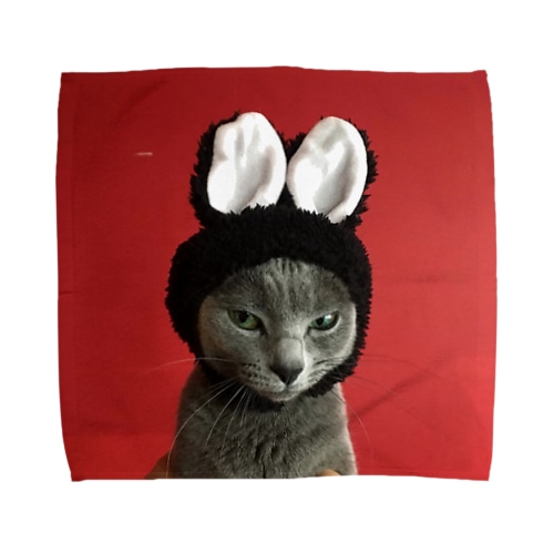 ふきげんミミ Towel Handkerchief