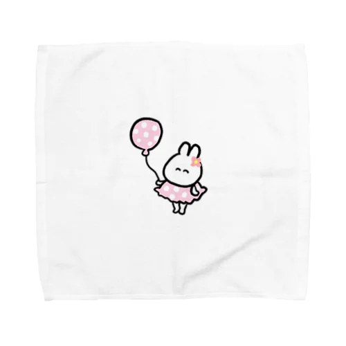 しあわせうさぎ Towel Handkerchief