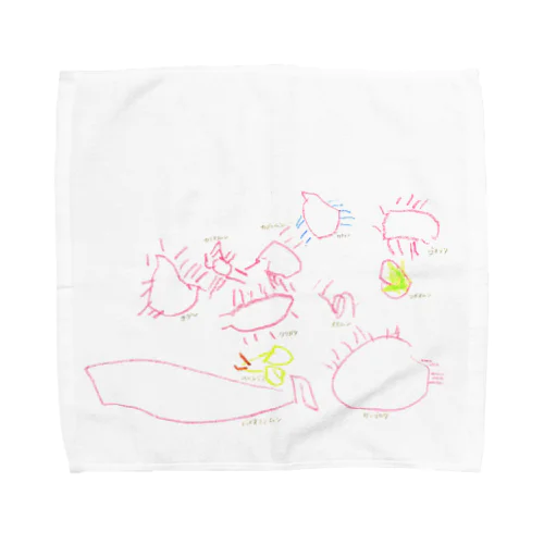 3歳の虫かご Towel Handkerchief