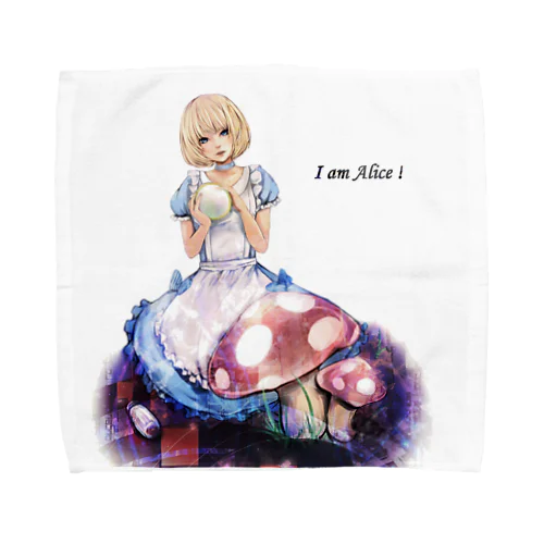 I am Alice! Towel Handkerchief