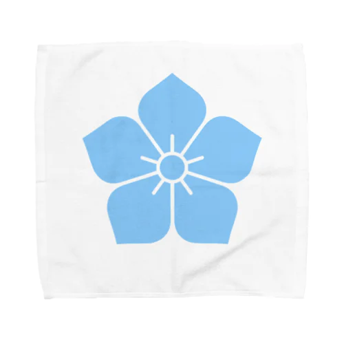 明智光秀（水色桔梗紋） Towel Handkerchief