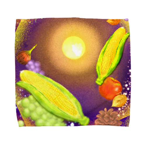 《Moonシリーズ》＊Harvest Moon＊ Towel Handkerchief