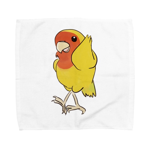 コザクラインコ（ダンシング） Towel Handkerchief