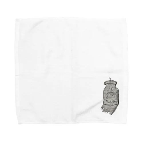 目玉のホルマリン漬け Towel Handkerchief