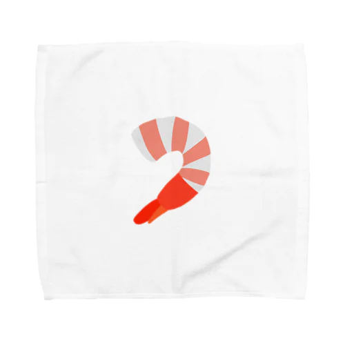 尻尾付き むきエビ Towel Handkerchief