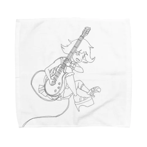 バンドガール Towel Handkerchief