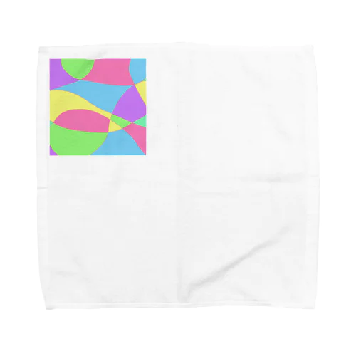 真四角パステルパターン Towel Handkerchief