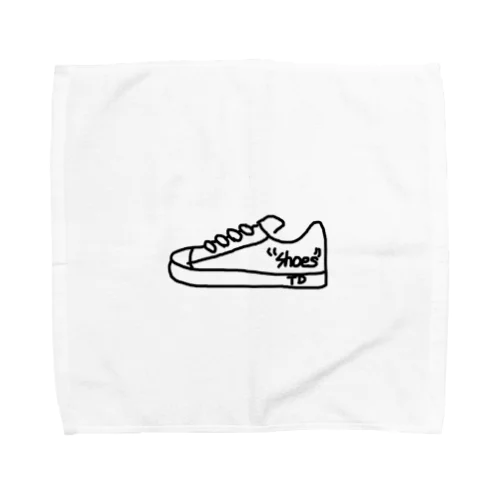 クツのシンプルロゴ Towel Handkerchief