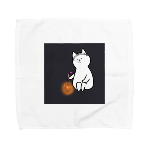 夏の終わりとバーコード犬 Towel Handkerchief