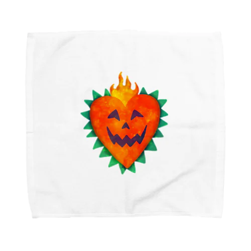 🧡🎃Halloween heart pumpkin🎃🧡 Towel Handkerchief