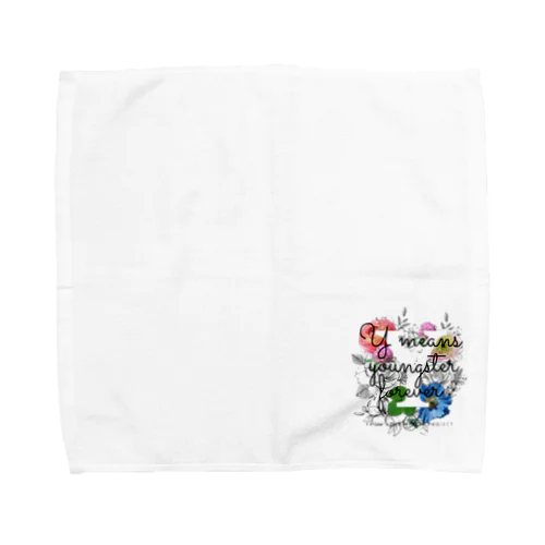 イニシャルYのおんなのこ Towel Handkerchief