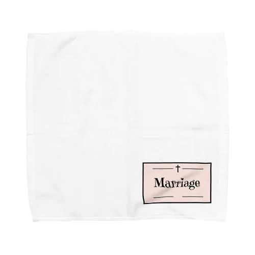 Marriage GothicStyle Towel Handkerchief