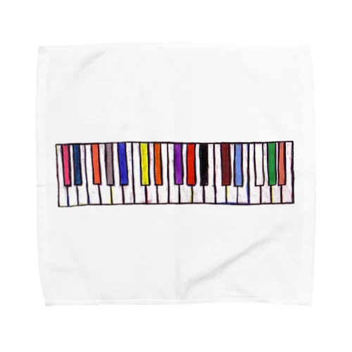 カラフル鍵盤 Towel Handkerchief