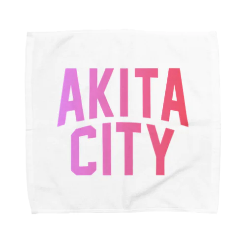 秋田市 AKITA CITY Towel Handkerchief