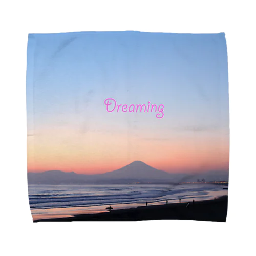 湘南夕景2 Towel Handkerchief