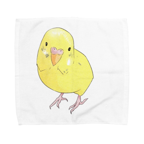 可愛いセキセイインコのパームちゃん Towel Handkerchief