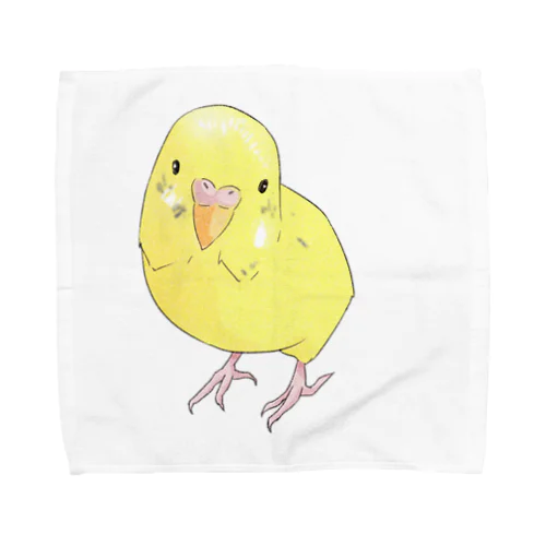 可愛いセキセイインコのパームちゃん Towel Handkerchief