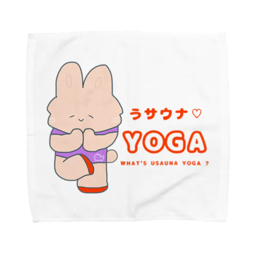 うサウナ♡yoga🧘‍♀️ タオルハンカチ