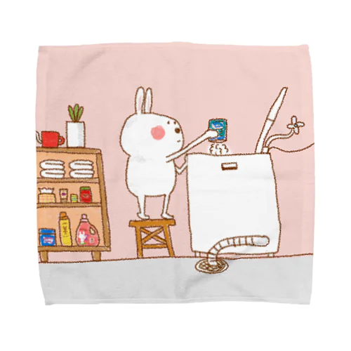 うさぎランドリー Towel Handkerchief