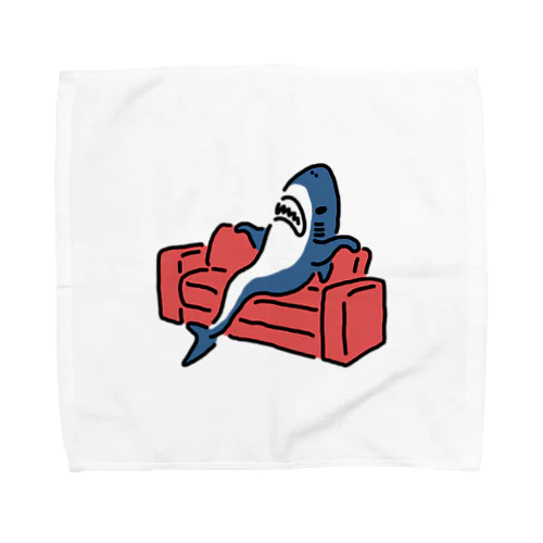 態度がデカいサメ Towel Handkerchief