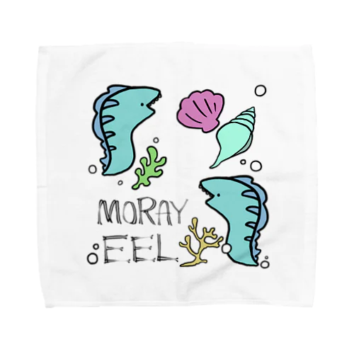 MORAY EEL  (ウツボ) Towel Handkerchief