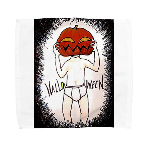 halloweenのコドモ　（パンプキン・ブリーフ） Towel Handkerchief