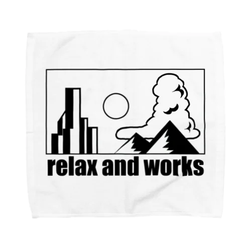 relax and works items タオルハンカチ