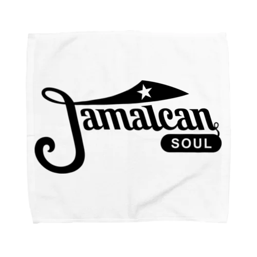 Jamaican Soul BLACK Towel Handkerchief