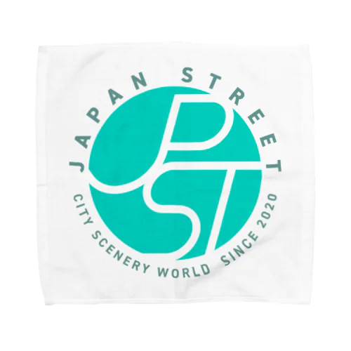 Japan Street in VR / Color Towel Handkerchief