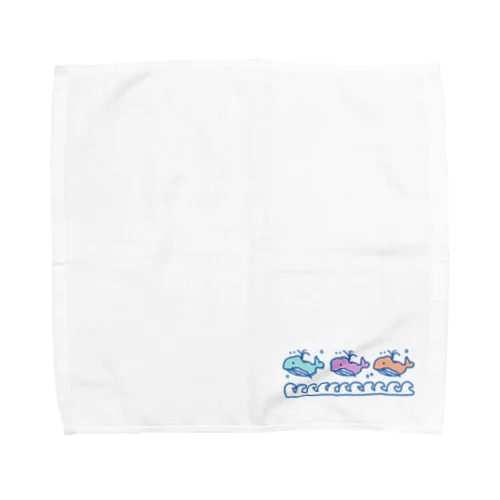 くじら３兄弟 Towel Handkerchief