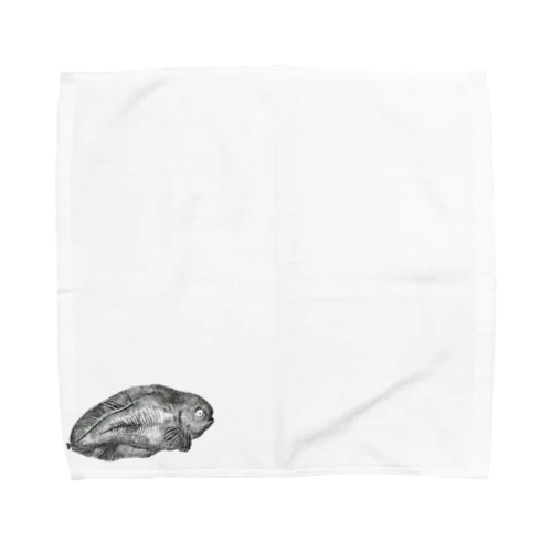 サケビクちゃん２ Towel Handkerchief