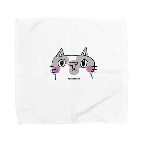 にゃんだかなネコタオル Towel Handkerchief