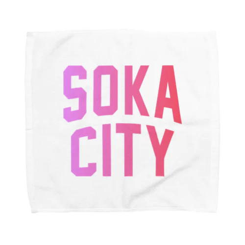 草加市 SOKA CITY タオルハンカチ