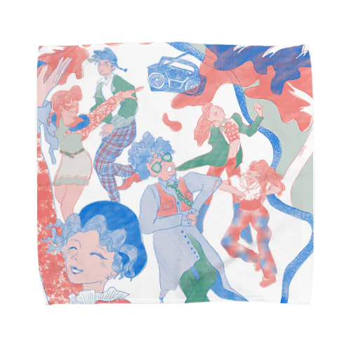 公園disco Towel Handkerchief