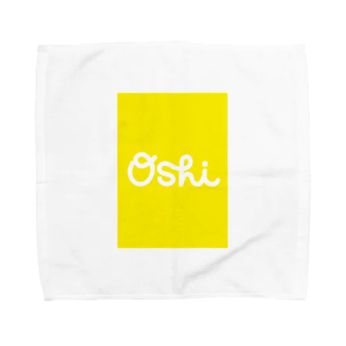 •Oshi•  Yellow sq Towel Handkerchief