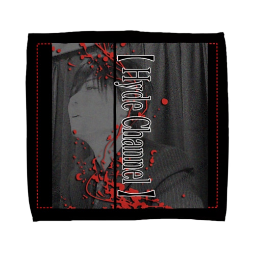 Hydeタオルハンカチ(赤) Towel Handkerchief