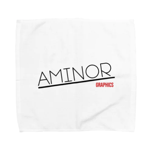 AMINOR Logo "GRAPHICS" Towel Handkerchief